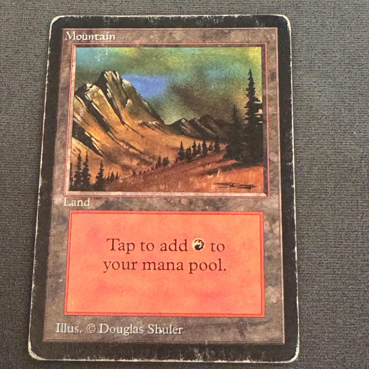 Mountain (B) Limited Edition Beta 298 MTG Magic The Gathering HP #4