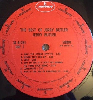 Jerry Butler Vinyl LP Record The Best Of Jerry Butler Used Soul Music 5