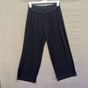 Alyx Womens Pants Wide Leg Black Crepe High Rise Pull On Casual Comfy Pre-Owned 1