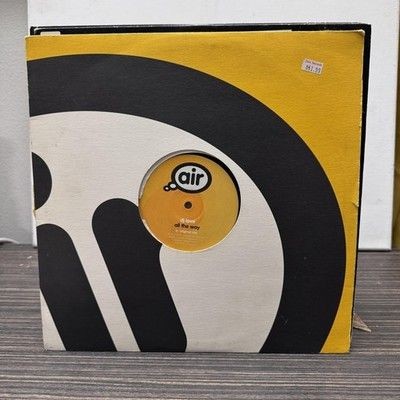 Love All The Way 12 Inch Black Vinyl Single Used Electronic Dance DJ Club Record