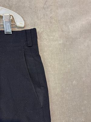 Dress Pants Men Black Solid W 34 L 32 Good Condition 2