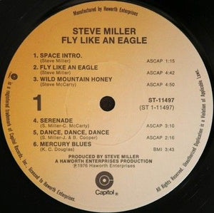 Steve Miller Band Fly Like An Eagle Vinyl LP Record 5