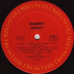 Journey Infinity Vinyl LP Record Used Rock Album 5