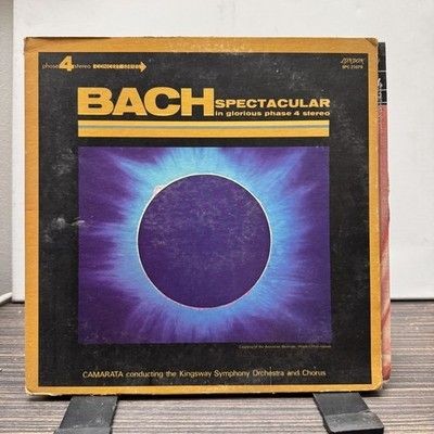 Camarata Bach Spectacular Black Vinyl LP London Baroque Classical Used