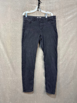 Wonder Nation Jeans Black Denim XXL Women Good Condition Zip Closure 1