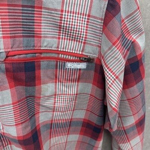 Columbia Shirt Mens Medium Plaid Long Sleeve Omni-Wick Omni-Shade Hiking Outdoor 4