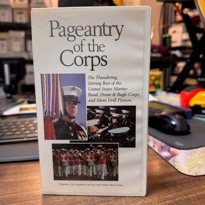 Pageantry of the Corps United States Marine Corps Band Drum Corps VHS Video Very