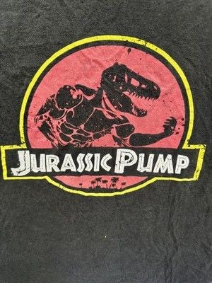 Meathead Nation Jurassic Pump Shirt Mens XL Sleeveless Gym Tank Top Bodybuilding 5