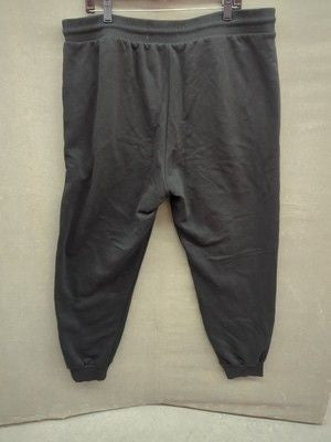 Calvin Klein Fleece Joggers Classic Monogram Logo Jet Black Men 2XL Pre-Owned Ex 3