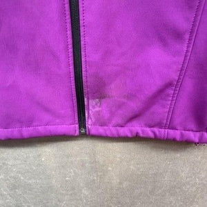 Natural Reflections Jacket Womens Medium Softshell Hooded Fleece Lined Purple 5
