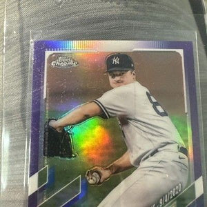 2021 Topps Chrome Purple Refractor #USC81 Clarke Schmidt RC Rookie Card Yankees 3