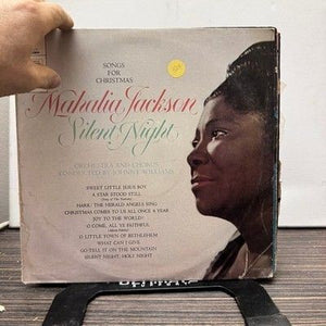 Mahalia Jackson Silent Night Songs For Christmas Vinyl LP Record Used 1