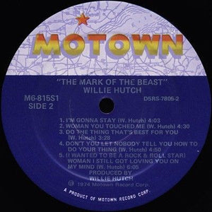Willie Hutch Vinyl LP Record The Mark Of The Beast Used Soul Funk 4