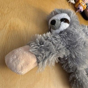 Wild Republic Shaggy Sloth Plush Stuffed Animal Toy Used Soft Brown 4