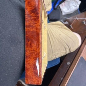 Burl Wood Vanity Tray Used 3