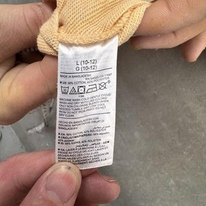 Old Navy Youth Hoodie Tan Short Sleeve Graphic Good Vibes Surf Club Pre-Owned 3