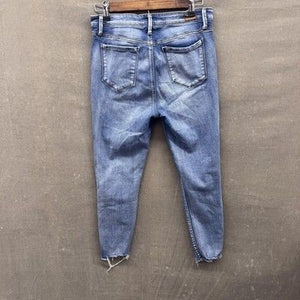 Simple Society Jeans Womens 9 Distressed Frayed Hem Skinny Pre-Owned Good Condit 3