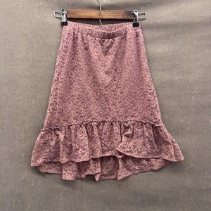Place Girls Skirt Pink Lace Ruffle Hem Medium 7/8 Pre-Owned Excellent 4