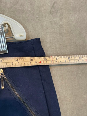 Dalia Collection Dress Pants Navy Blue Size 4 Good Condition 97% Cotton 3% Elast 4