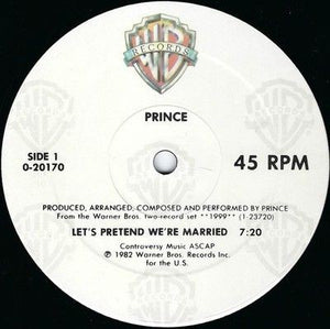 Prince Lets Pretend Were Married 12 Inch Vinyl Record Used 5