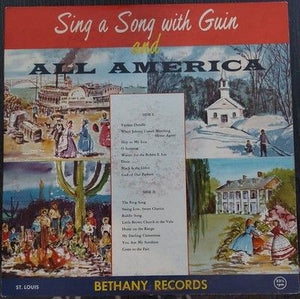 The Collegians Sing A Song With Guin And All America Vinyl LP Record 2