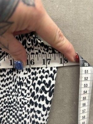 Ann Taylor Dress Womens 14 Black White Sleeveless Sheath Career Work Office Pre- 4
