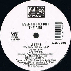 Everything But The Girl Missing Vinyl Record Used 2