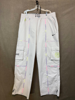 Nike Track Pants Joggers Multicolor Stitching Size L Good Condition 1
