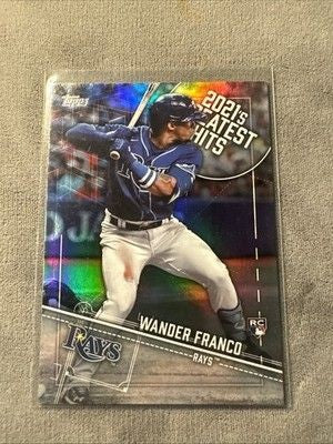 2022 Topps 2021's Greatest Hits Insert Wander Franco #21GH-5 Rookie RC MLB 1