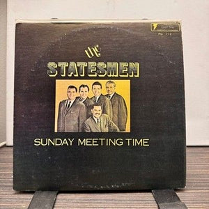 The Statesmen Sunday Meeting Time Vinyl LP Record Used Gospel Music 1