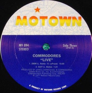 Commodores Live Vinyl LP Record Used 5