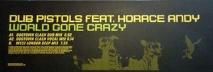 Dub Pistols World Gone Crazy 12 Inch Vinyl Record Used 2