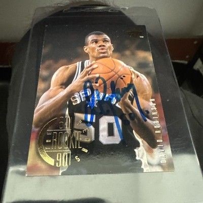 1995-96 Upper Deck - The Rookie Years David Robinson #154 Gold Electric Auto
