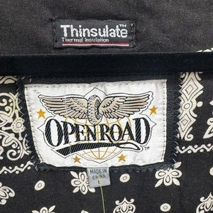 VTG Reversible Open Road Paisley Bandana Thinsulate Vest Men's L 2