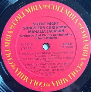 Mahalia Jackson Silent Night Songs For Christmas Vinyl LP Record Used 5