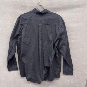Edwards Mens Shirt XL Black Button Up Long Sleeve Work Uniform Pre-Owned Good 5