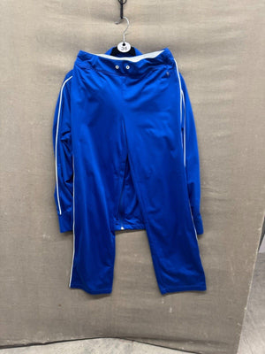Danskin Jacket Blue White Trim Fitted XL 16-18 Pre-Owned Good Condition 5
