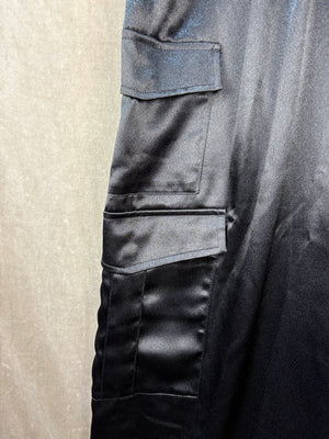 a new day Cargo Jogger Pants Black Size 14 Women Used No Visible Wear 3