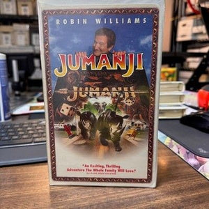 Jumanji VHS Movie Robin Williams Adventure Thriller Family Used 1