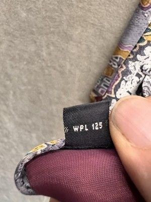 Vintage Christian Dior Monsieur Tie Mens Abstract Print Polyester Made USA 90s 5