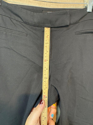 APT.9 Women Dress Pants Black Size 4 Business Casual Pre-Owned Cotton Blend 5