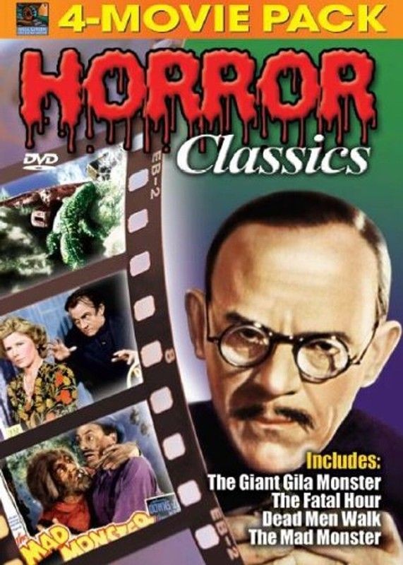 Horror Classics 4 Movie Pack Volume 3 Very Good Condition