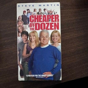 Cheaper by the Dozen Steve Martin Family Comedy VHS Movie 2
