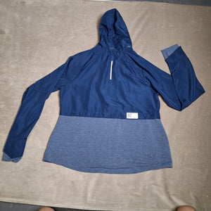 Avia Girls Navy Blue Colorblock Hooded Zip Jacket Size L 12-14 4