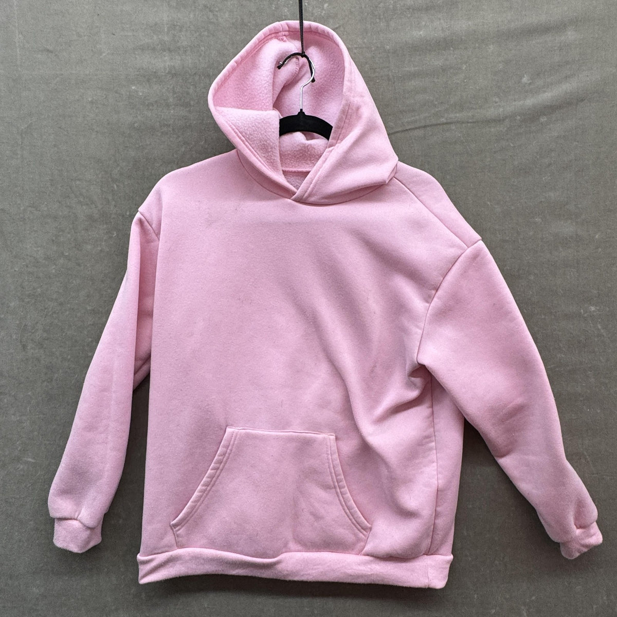 SHEIN Hoodie Youth 13Y Pink Faith Over Fear Psalm 56:3 Christian Graphic Fleece
