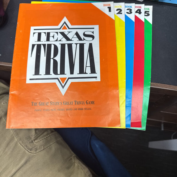 Vintage Texas Trivia Board Game Lone Star State 1984 Sports Entertainment Cities